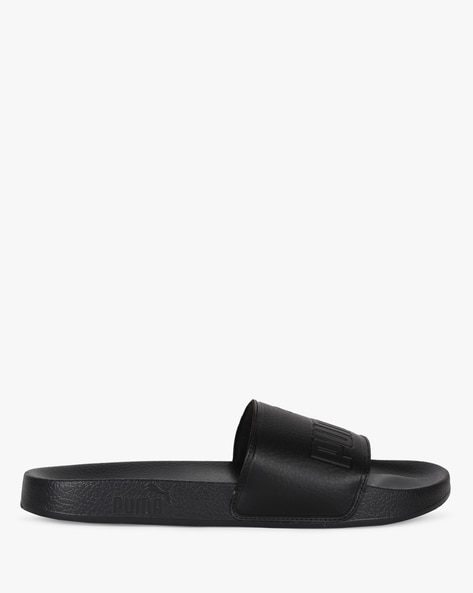 Buy Unisex Black PUMA X RCB Slides Flip Flops From Fancode