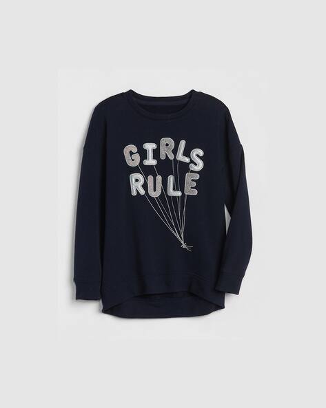 navy blue sweatshirt girls