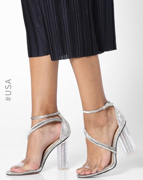 Qupid hot sale silver heels