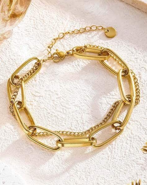 Designs & You Women Gold-Plated Link Bracelet