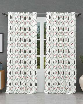 jaipur fabric Block Print Window Curtain with Eyelets Header-picture-24