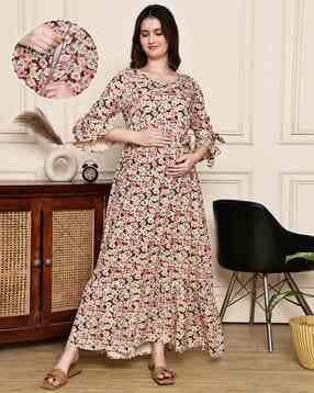 color studio Women Floral Print Fit & Flare Dress-picture-16