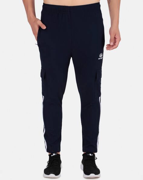 Well Quality Men Straight Track Pants with Drawstring