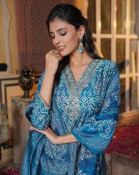 ahika Floral Straight Kurta Set-picture-14