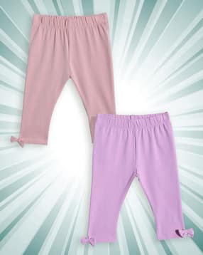 mothercare Girls Pack of 2 Leggings with Charming Waistband-picture-18