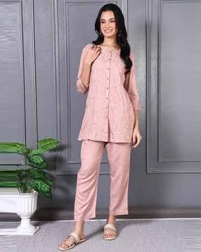 Women Embroidery Pant-Suit Set-picture-46