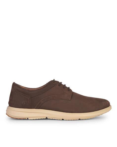 HUSH PUPPIES Men Lace-Up Round-Toe Shoes