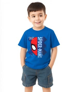Boys Graphic Regular Fit T-Shirt-image-13