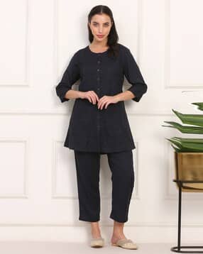 Women Embroidery Pant-Suit Set-picture-38