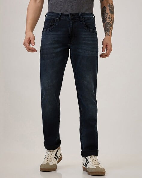 SPYKAR Men Light Washed Regular Fit Jeans