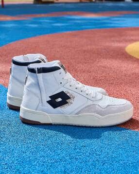 lotto Men Hoop Star OG High Leather Sneakers-picture-13
