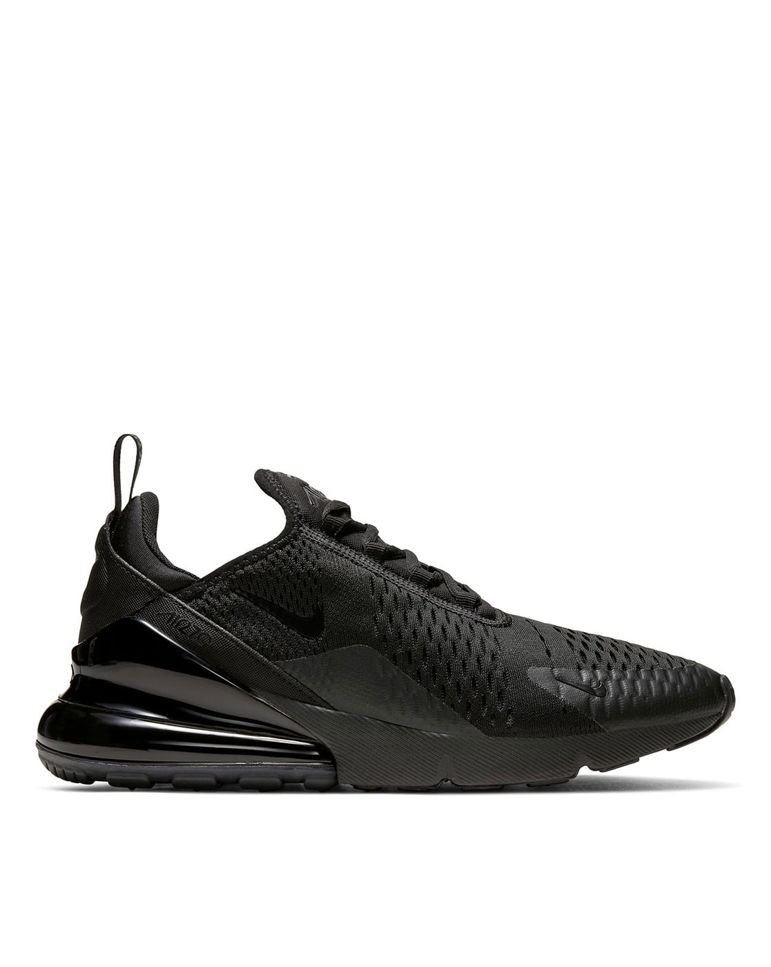 Buy NIKE Air Max 270 Lace-Up Running Shoes Black Color Men