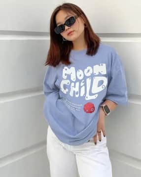 togs & terre Women Graphic Print Oversized Fit T-Shirt-picture-17