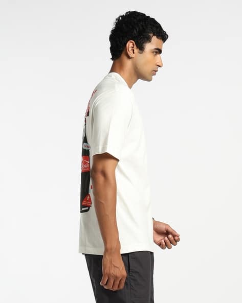 Buy Off White Tshirts for Men by Altheory by AZORTE Online | Ajio.com