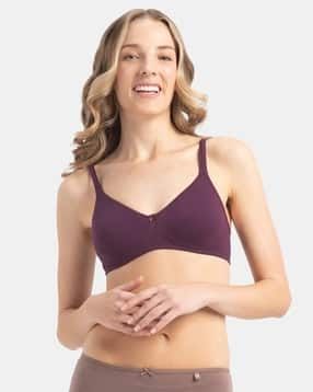 Wirefree Non Padded Super Combed Cotton Everyday Bra with Concealed Shaper Panel-1722-image-43