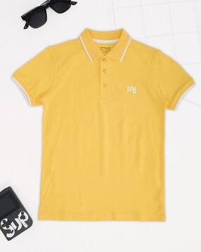 pantaloons junior Boys Regular Fit Collar Neck T-Shirt-picture-24