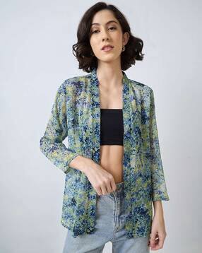 Women Printed Regular Fit Shrug