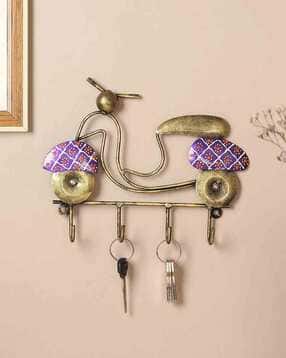 habere india Art Deco Gold-Plated Keychain Holder-picture-28