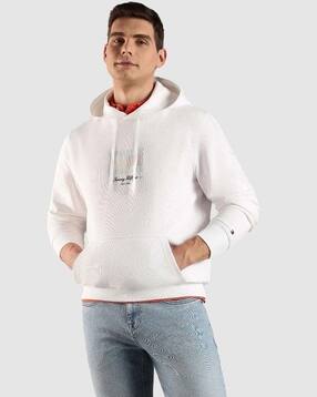 tommy hilfiger Men Regular Fit Hooded Sweatshirt-picture-24