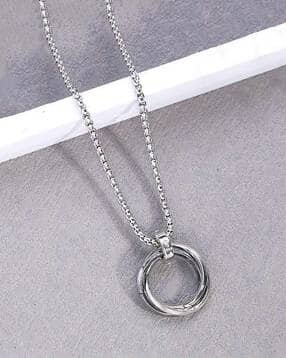 jewels galaxy Men Silver-Plated Chain with Pendant -picture-18