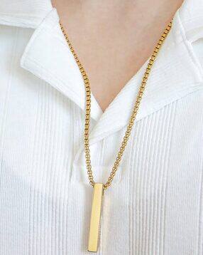 jewels galaxy Men Gold-Plated Chain with Pendant-picture-16