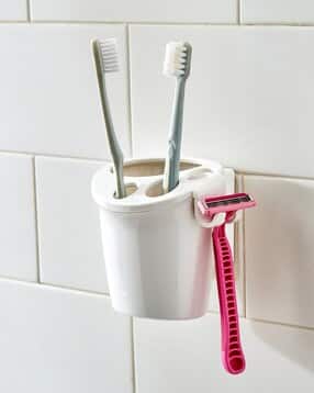 home centre Orion Medallion Adhesive Tooth Brush Holder-picture-27