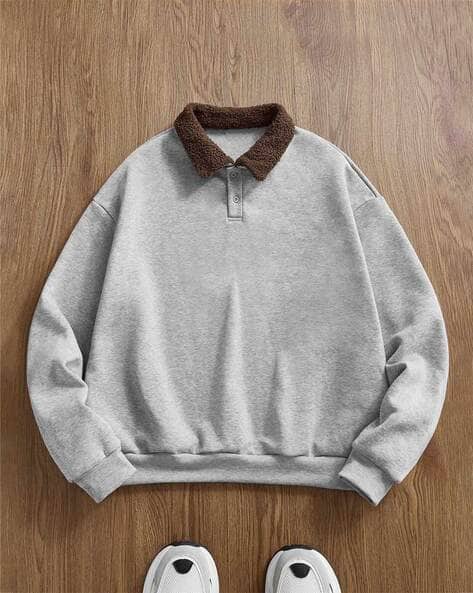 NEONOMAD Men Heathered Regular Fit Sweatshirt