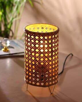 habere india Handcrafted Bamboo Table Lamp-picture-16