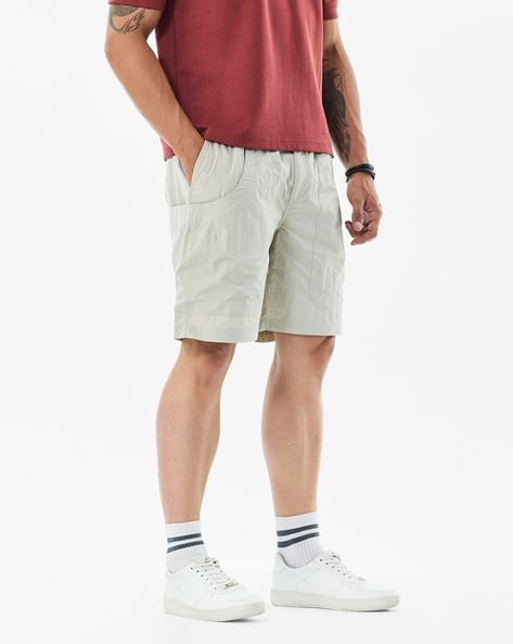 SNITCH Men Mid Rise Loose Fit Shorts