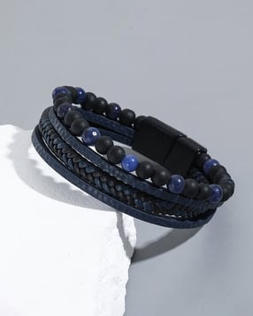 jewels galaxy Men Multi-Layered Bracelet-picture-32