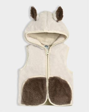 miarcus  Girls Colour-Block Sleeveless Jacket-picture-10