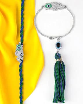 Tie-Up Mahi Couple Rakhi Set -image-7