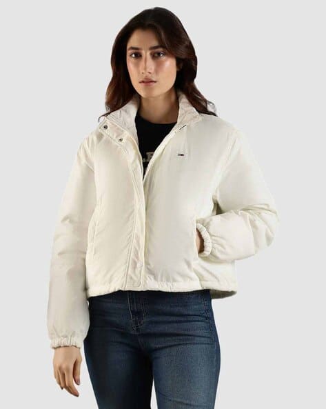 Buy Ecru Jackets Coats for Women by Tommy Hilfiger Online