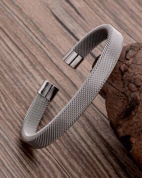 jewels galaxy Men Silver-Plated Bracelet-picture-49