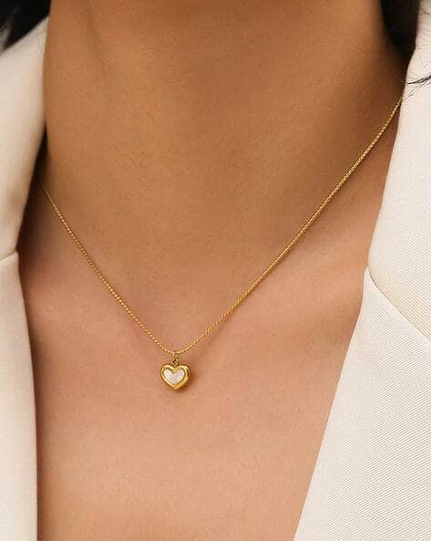 Jewels galaxy Women Gold-Plated Stainless Steel Pendant