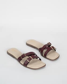 scentra Women Open-Toe Slip-On Flat Sandals-picture-23
