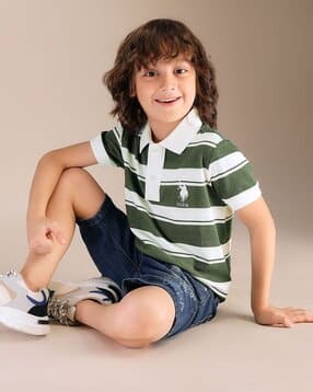 u.s. polo assn. Boys Striped Regular Fit Polo T-Shirt-picture-12