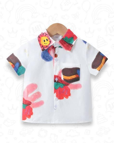 STYLECONNECT Boys Printed Relaxed Fit Shirt