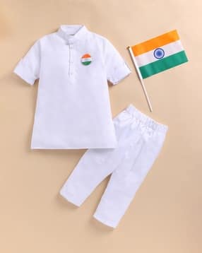 little collars Boys Kurta Pyjama Set-picture-6