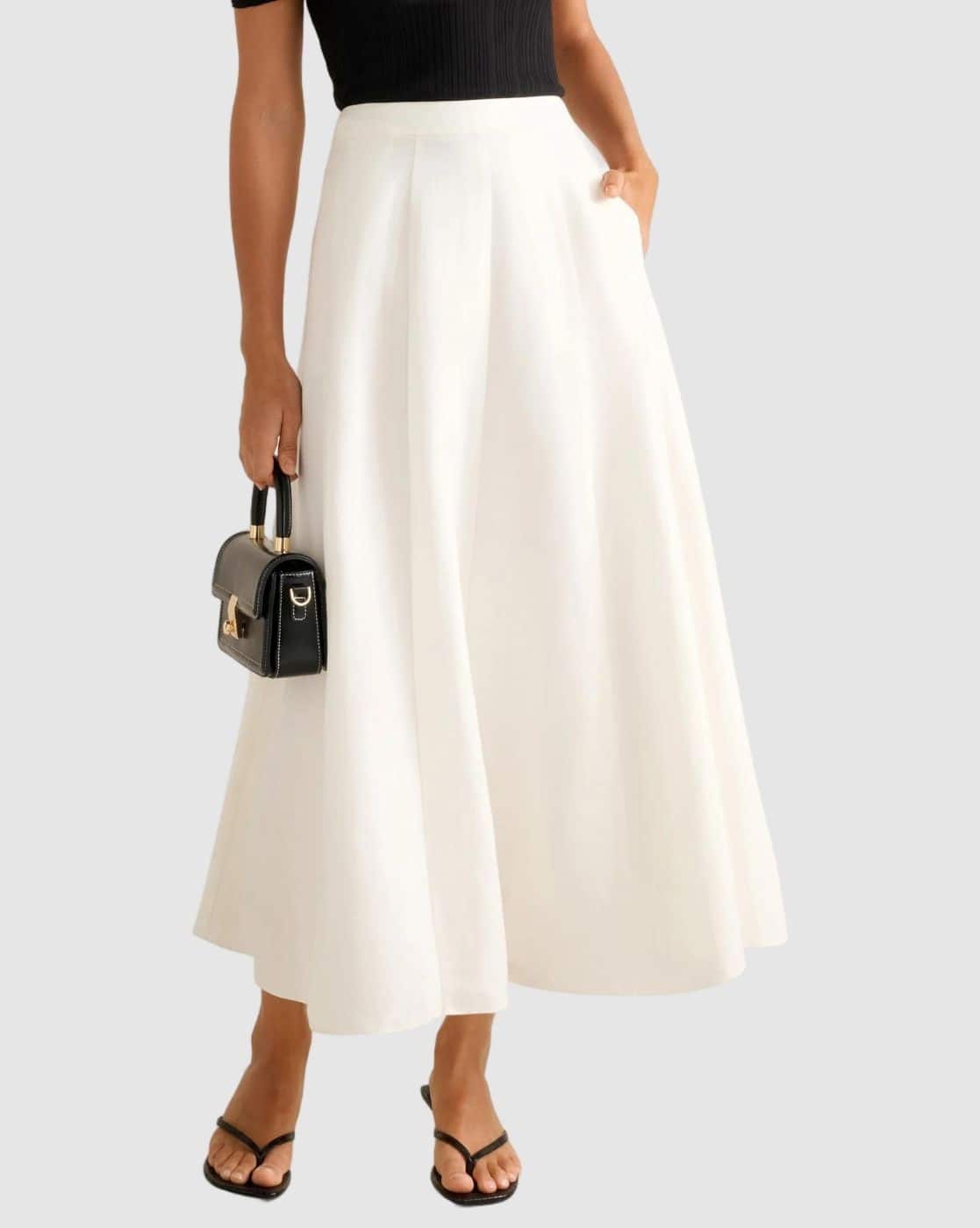 Buy Forever New Women Pleated A-Line Maxi Skirt Online | Ajio.com