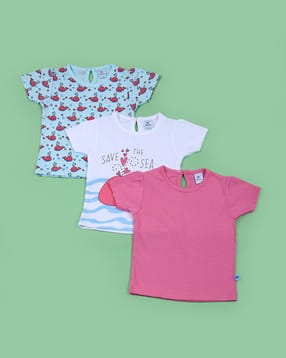 v-mart Pack of 3 Printed Round-Neck T-Shirts-picture-24