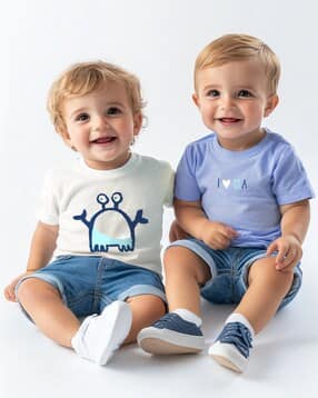 nauti nati Pack of 2 Printed Round-Neck T-Shirts-picture-11