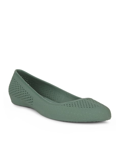 Bata Women Ballerinas with PVC Upper