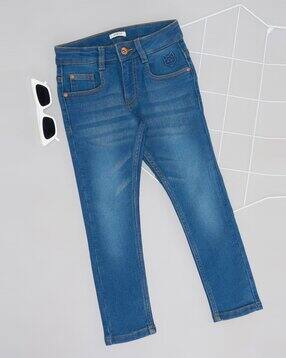 pantaloons junior Boys Lightly-Washed Slim Jeans-picture-36