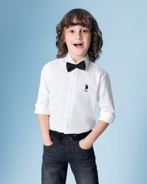 u.s. polo assn. Boys Regular Fit Shirt with Spread Collar-picture-29