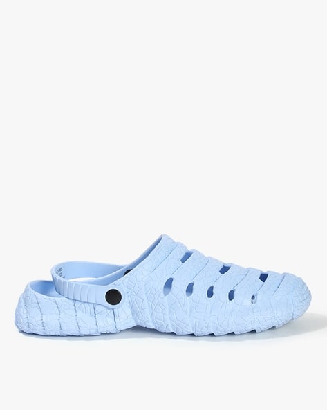 Men Perforated Slingback Clogs