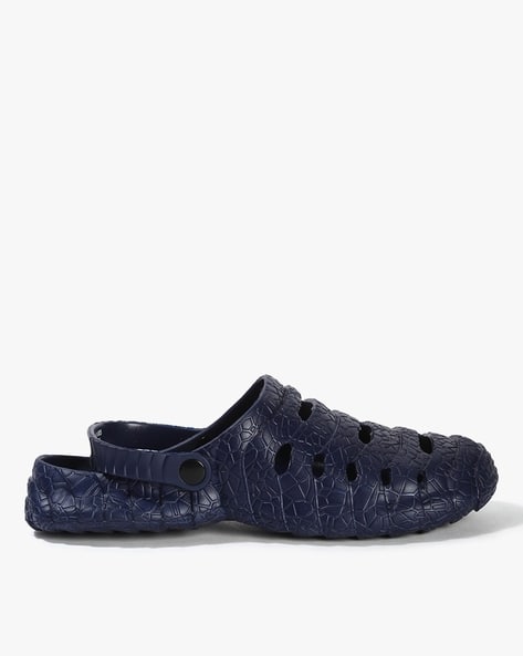 Men Perforated Slingback Clogs