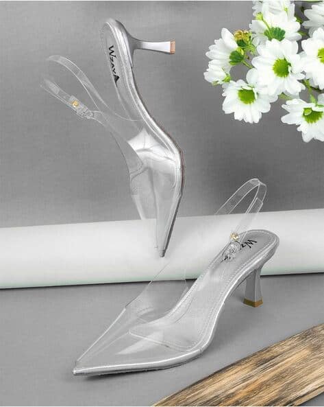 Women Sling-Back Pointed Toe Pumps