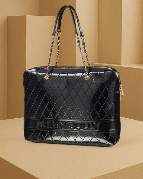 ALLEN SOLLY Women Handbag with Metal Accent
