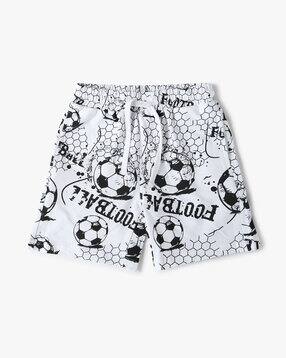 yousta Boys Football Print Regular Fit Shorts-picture-17